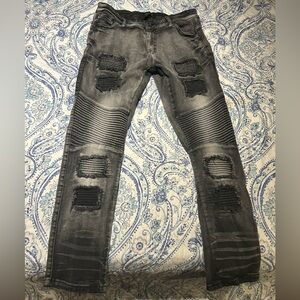 Black Biker jeans really good style